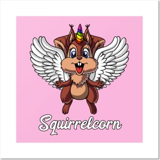 Squirrel Unicorn Posters and Art